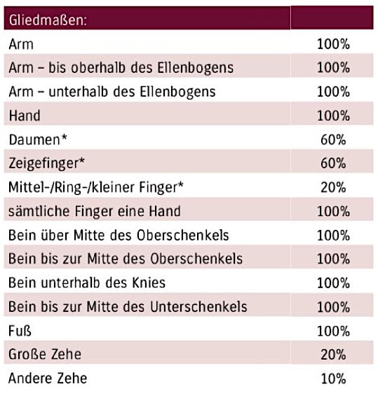 Askuma Sorgenfrei Plus - Gliedertaxe Teil 3